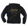 Rockstar kapucnis fekete pulóver