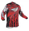 Fly Racing Kinetic cross mez (Red-Black) 2010