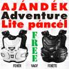 Club 2 Leatt Brace nyakvédõ fekete + fehér/fekete Adventure Lite páncél