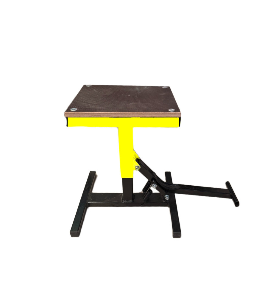 Motoremelő bak fa lappal