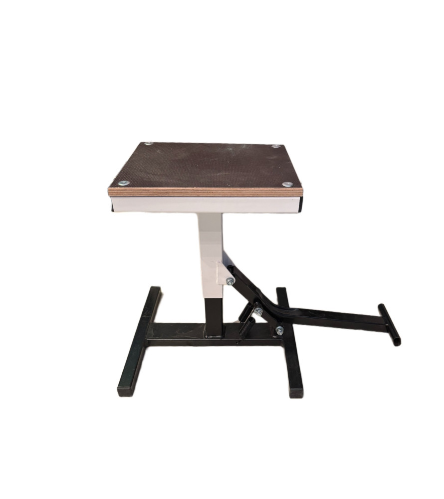 Motoremelő bak fa lappal