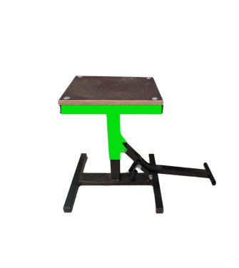 Motoremelő bak fa lappal