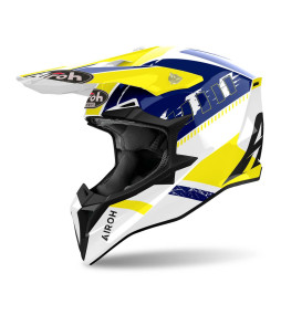 Airoh Wraaap cross Feel Yellow-blue sisak