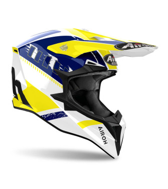 Airoh Wraaap cross Feel Yellow-blue sisak