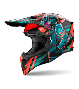 Airoh Wraaap Cyber Narancssárga cross sisak