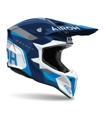 Airoh Wraaap Conquer Fényes kék cross sisak
