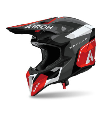 Airoh Wraaap Conquer Fényes piros cross sisak