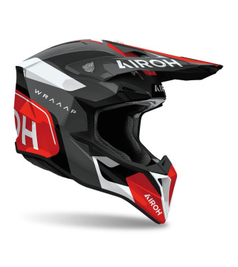 Airoh Wraaap Conquer Fényes piros cross sisak