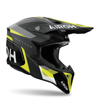 Airoh Wraaap Conquer Matt fluo-fekete cross sisak