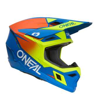 O'Neal 3SRS Solid kék-fluo gyerek cross sisak