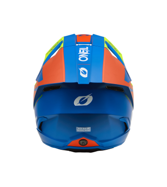 O'Neal 3SRS Solid kék-fluo gyerek cross sisak