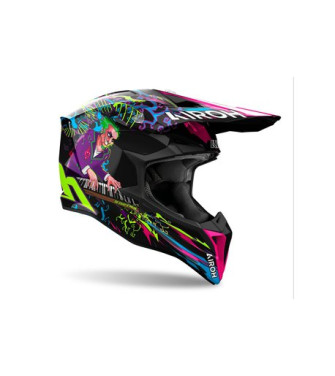 Airoh Helmet Wraaap Music Gloss cross sisak