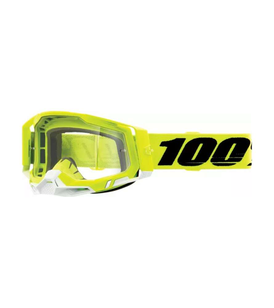 100% Racecraft 2 Yellow cross szemüveg