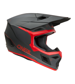 O'Neal 3 Series E-Stroke szürke/piros cross sisak